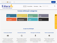Tablet Screenshot of cursoseducate.com